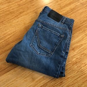 EMPYRE Skeletor Blue Denim Skinny Jeans